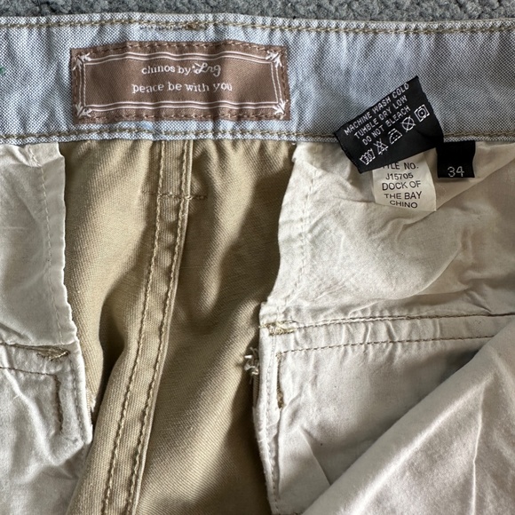 Lrg vintage "Dock of the Bay" chinos - beige, 34" - Picture 3 of 5